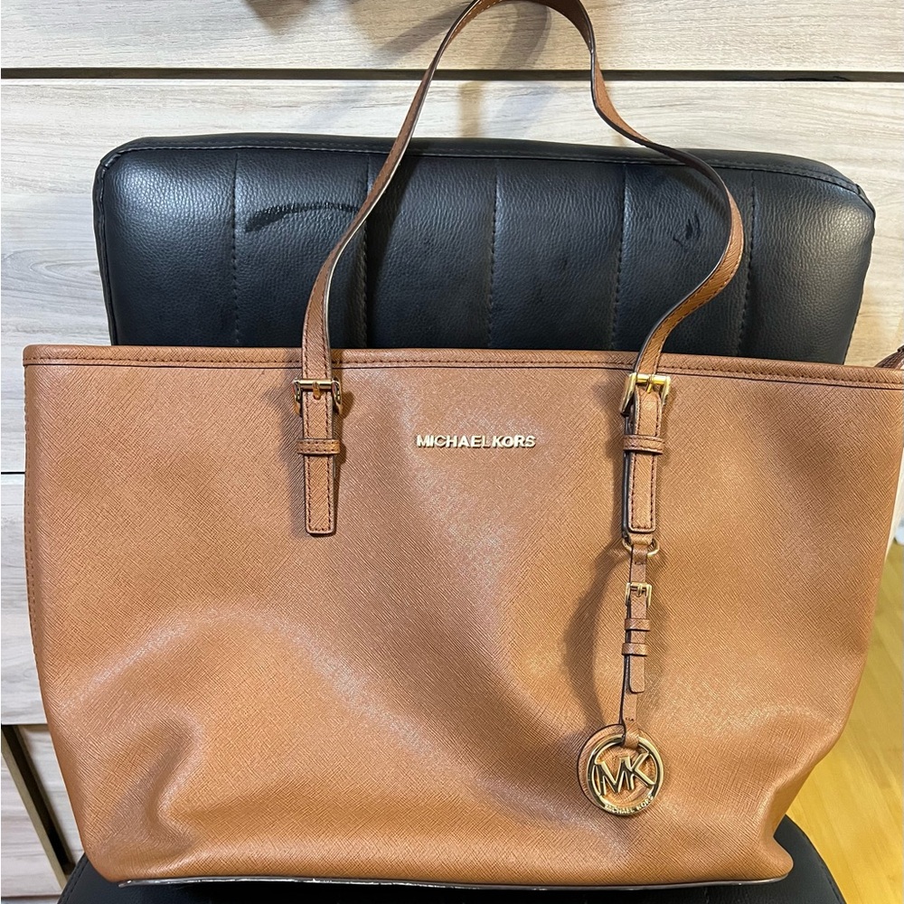 Michael Kors Tan Leather Tote